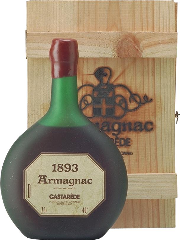 Armagnac 1893 Castarède Armagnac Ténaréze (1x70cl) - Rue Pinard Europe