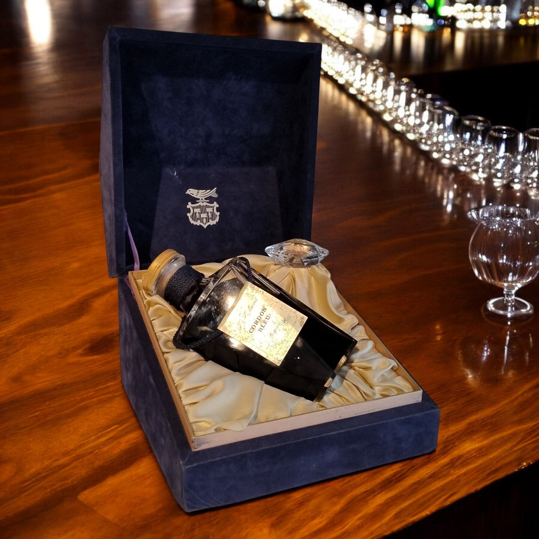 New Arrival: Martell Cordon Bleu Cognac in Baccarat Decanter in a luxury presentation box