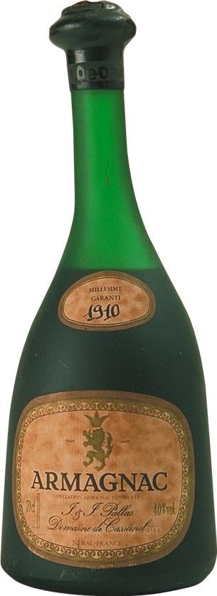 1910 Pallas J. & J. Armagnac Domaine de Cassanel from France - Rue Pinard