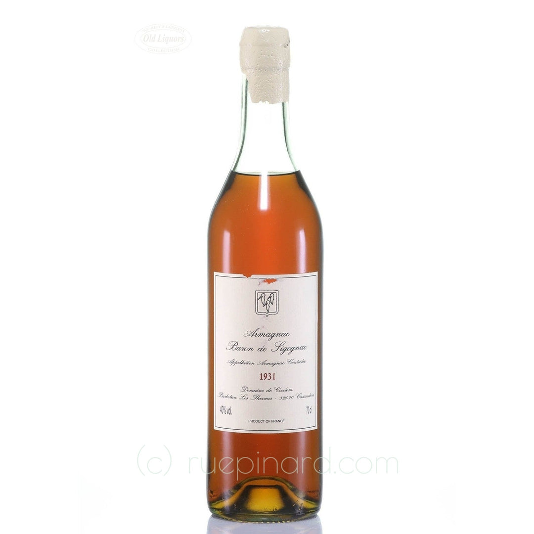 Armagnac 1931 Baron Sigognac SKU 5995