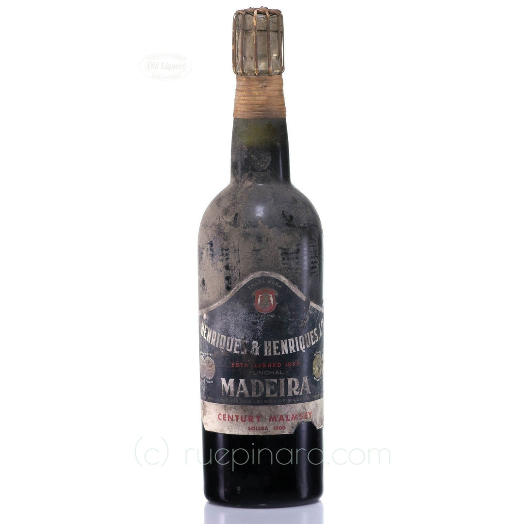 Madeira 1900 Henriques Century Malmsey Solera SKU 8087