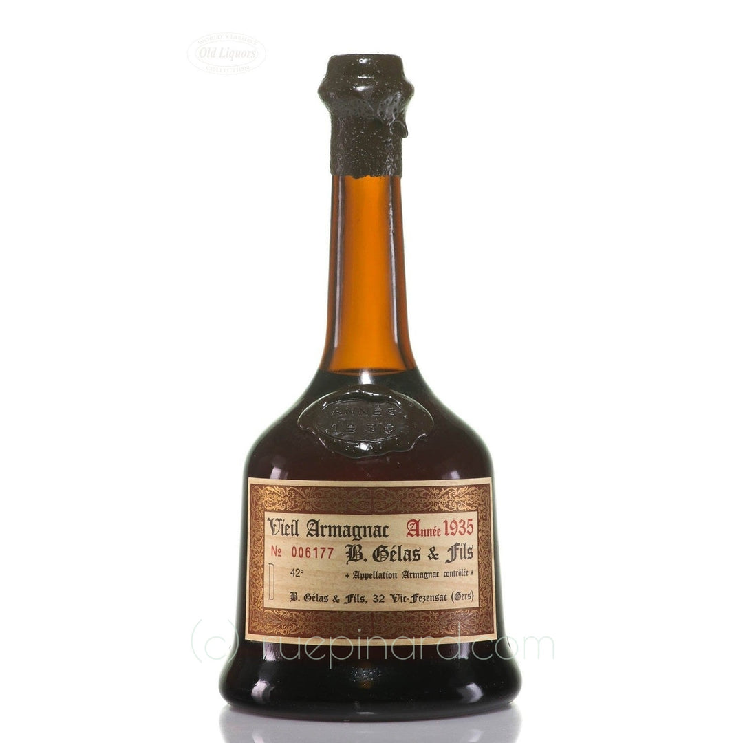 Armagnac 1935 Gelas Fils SKU 9123