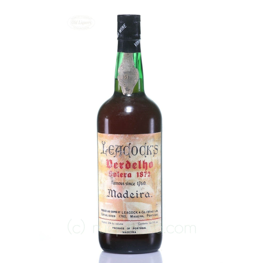 Madeira 1872 Leacock verdelho Solera SKU 8091