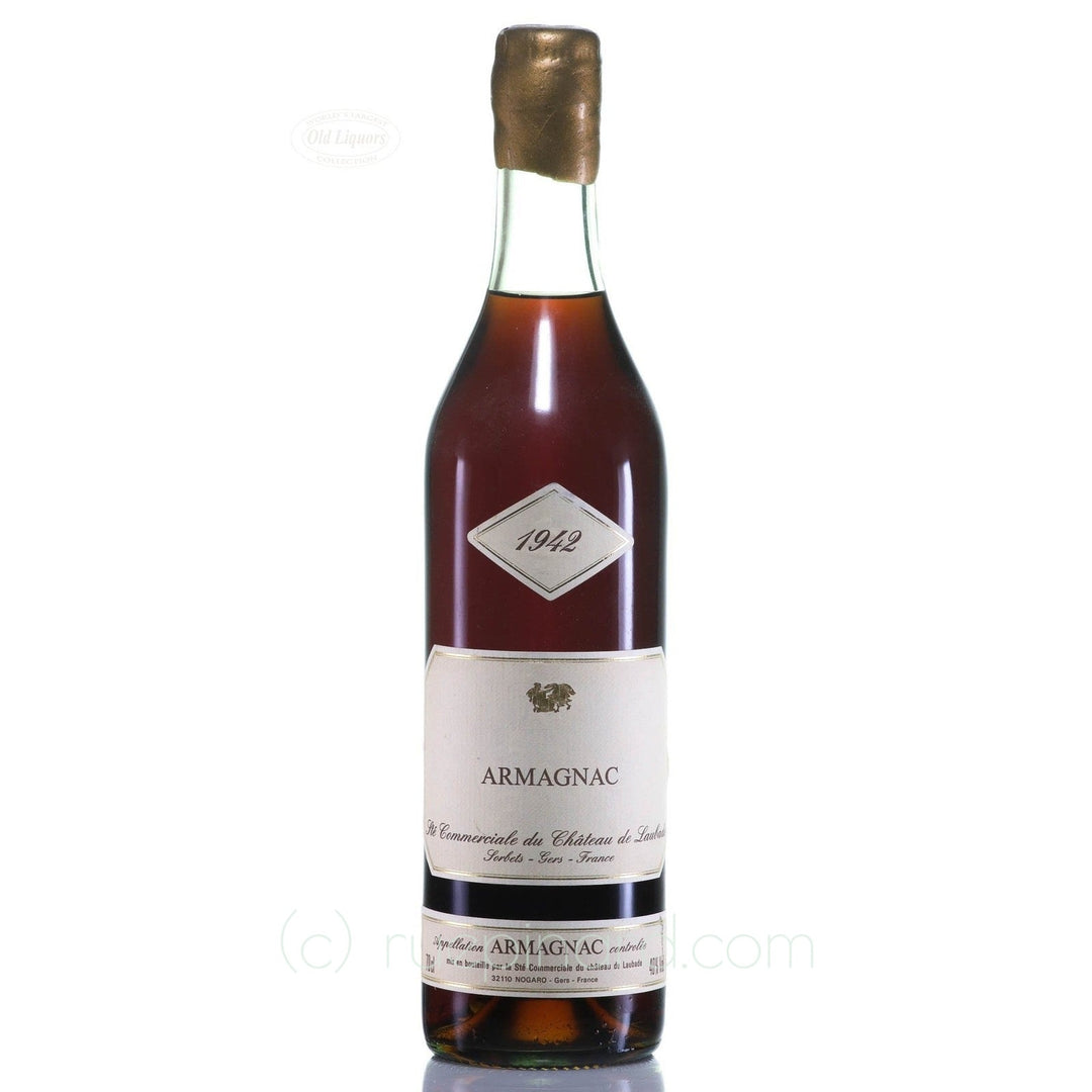 Armagnac 1942 teau Laubade SKU 9140