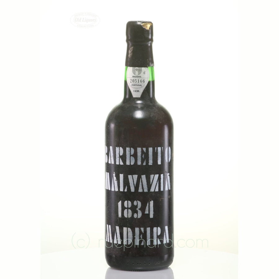 Madeira 1834 Barbeito Malvasia SKU 6002