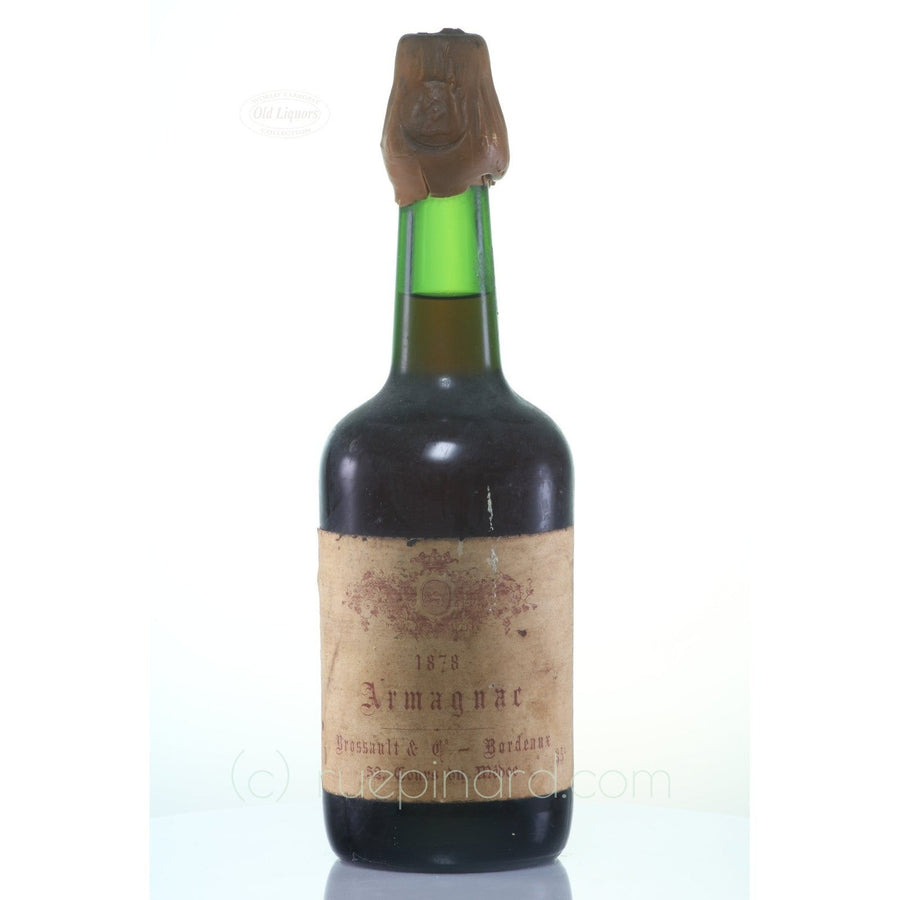 Armagnac 1878 Brossault Cie SKU 6899