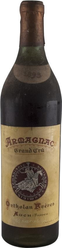 1893 Ortholan Freres Grand Cru Armagnac NV - Rue Pinard