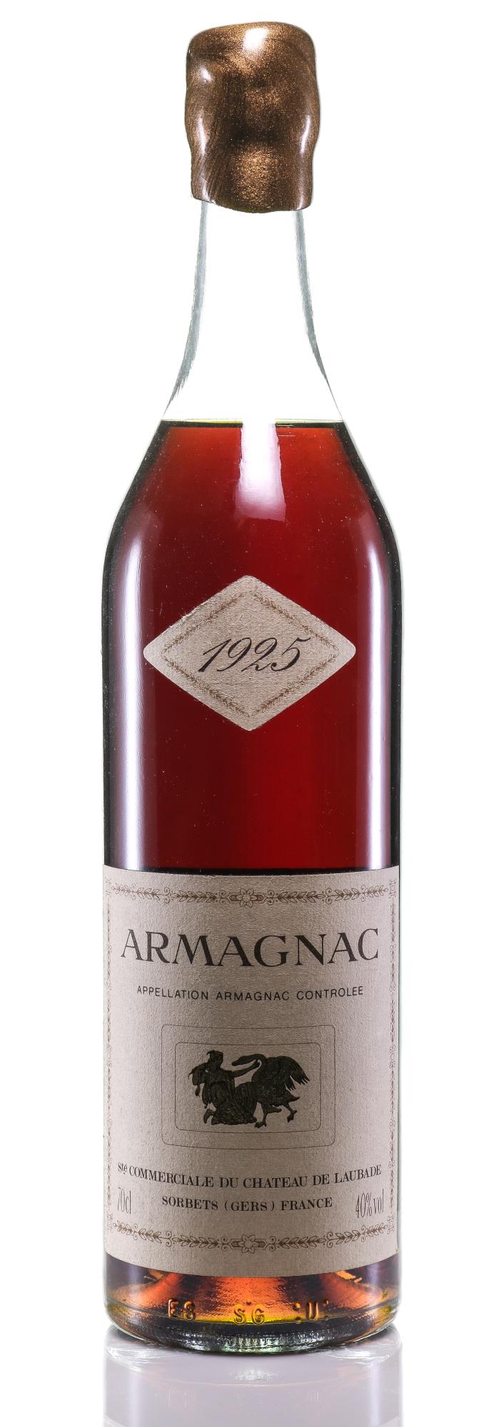 Château de Laubade 1925 Bas-Armagnac in Wooden Case