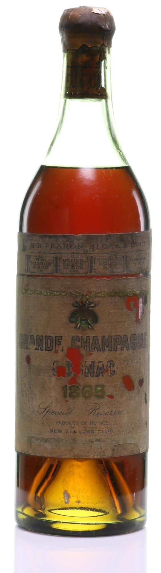 H.B. Fearon, Block & Co. Ltd 1865 Grande Champagne Cognac - Rue Pinard