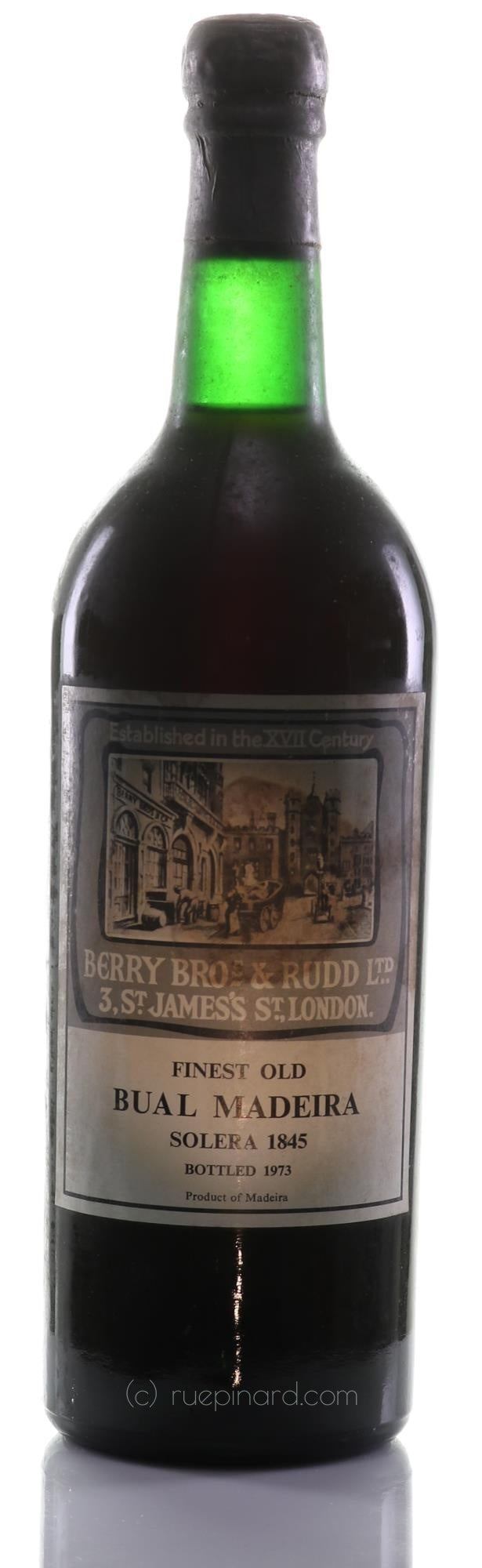 Berry Bros. & Rudd Madeira 1845 Bual Solera - Rue Pinard