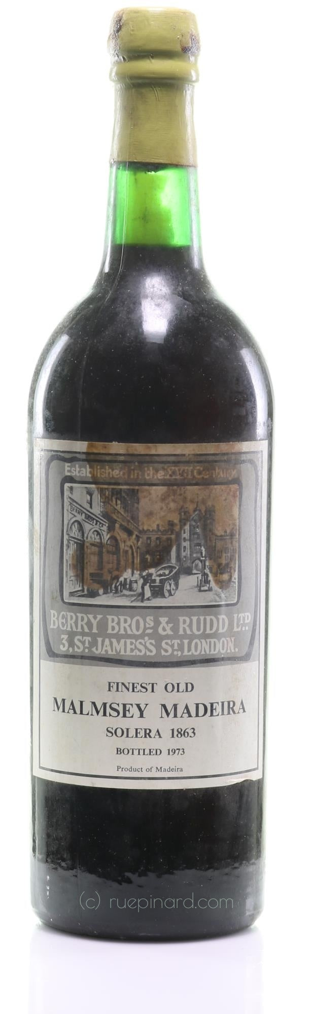 Berry Brothers & Rudd 1863 Malmsey Madeira - Rue Pinard