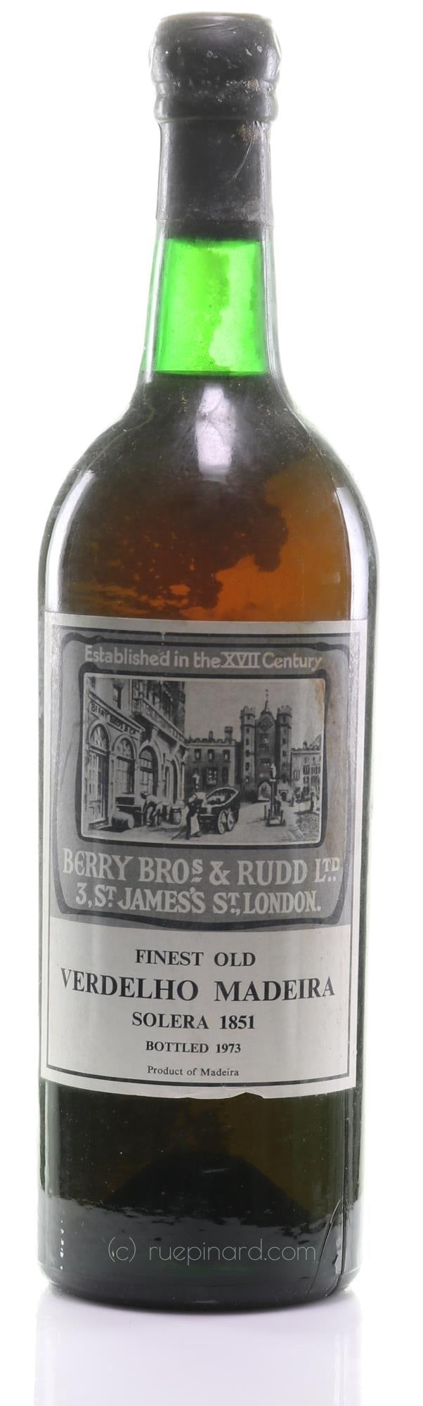 BBR Verdelho 1851 Madeira Solera - Rue Pinard