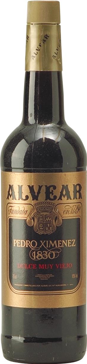 Alvear Pedro Ximenez Sherry Vintage 1830