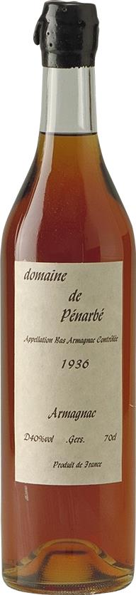 Domaine de Pénarbé 1936 Vintage Armagnac