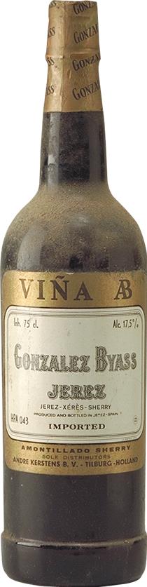 Sherry Gonzales Byass Amontillado Viña AB NV - Aged Delight from Spain