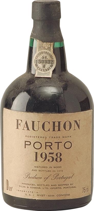 Silva & Cosens Vintage Port 1958 Fauchon