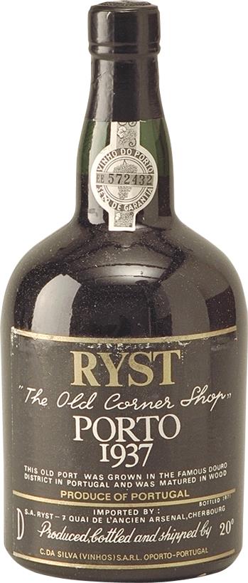 1937 Ryst Vintage Port - Bottled 1971