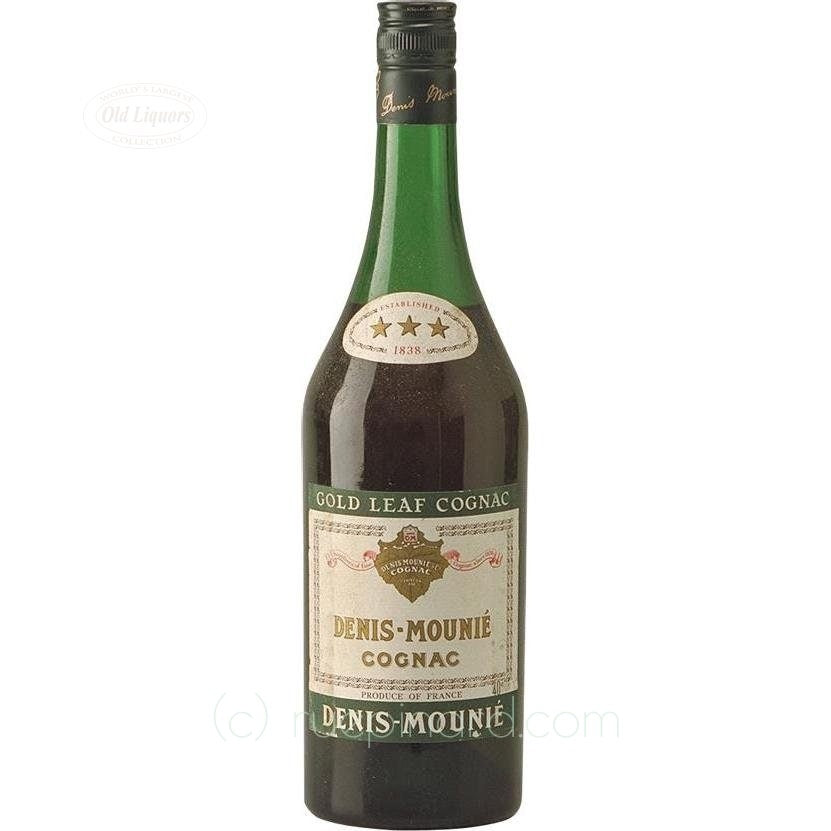Denis-Mounié Gold Leaf Cognac 1980s Three Stars Designation - Rue Pinard