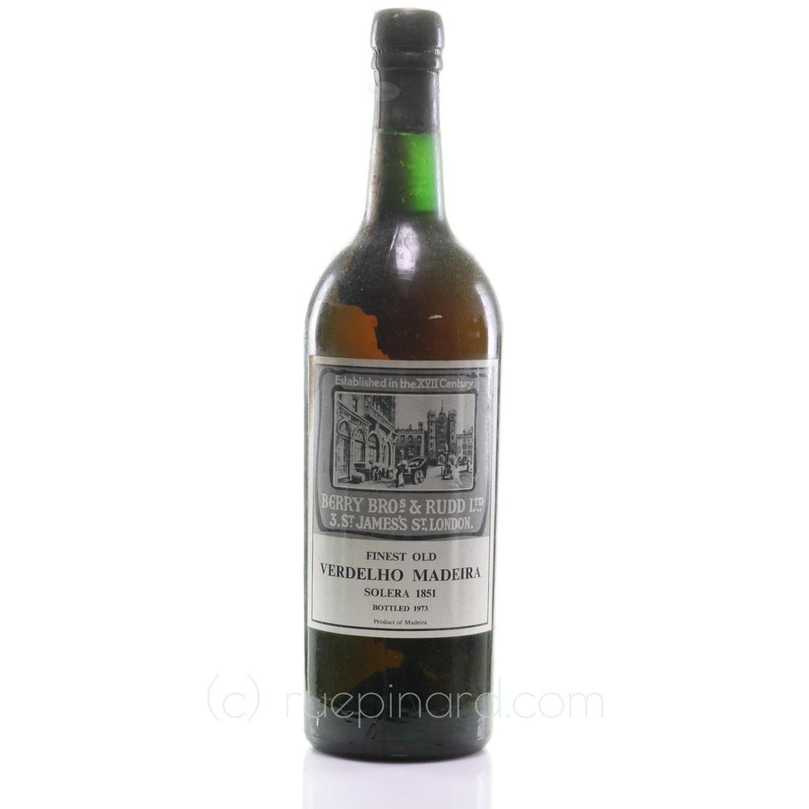 Madeira 1851 Berry Brothers Rudd Verdelho Solera SKU 13389