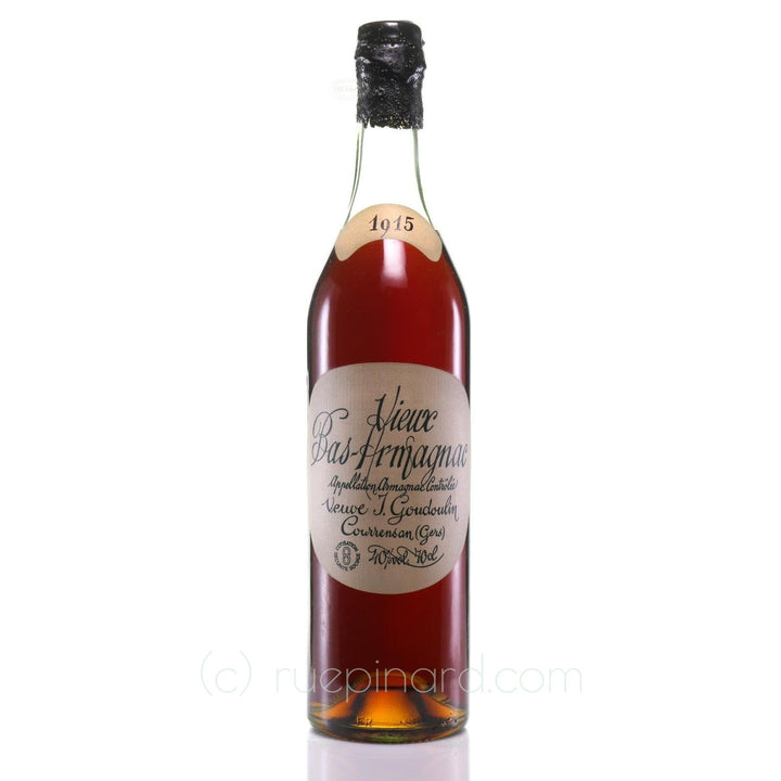 Armagnac 1915 Goudoulin Veuve SKU 9596