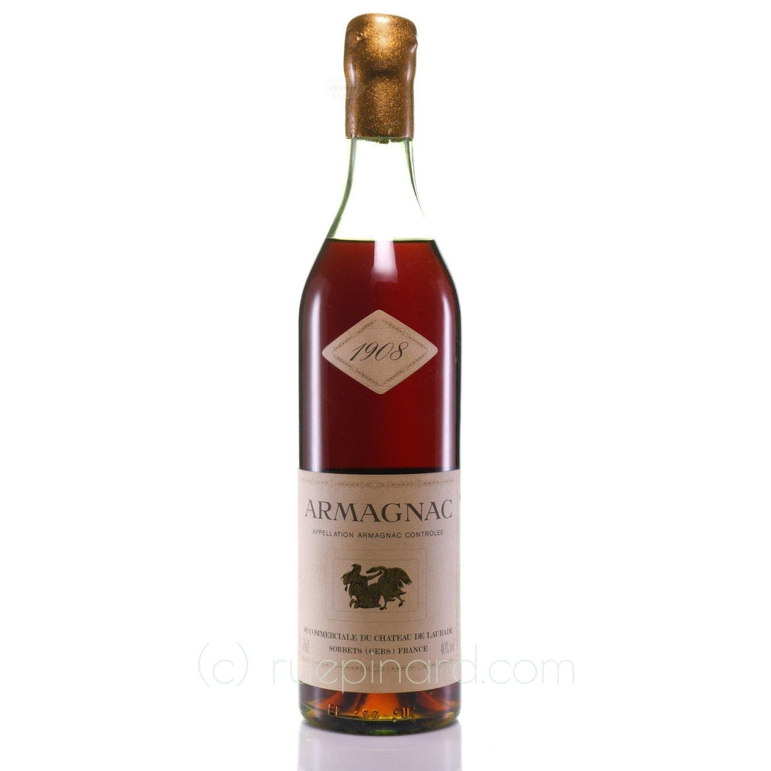 Armagnac 1908 teau Laubade SKU 9571