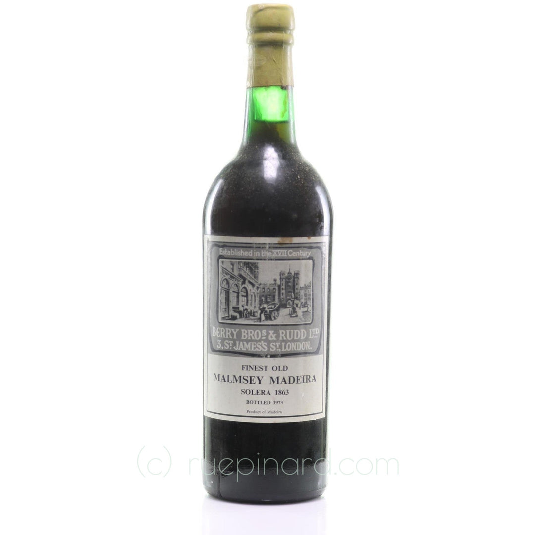 Madeira 1863 Malmsey Berry Brothers Rudd SKU 13383