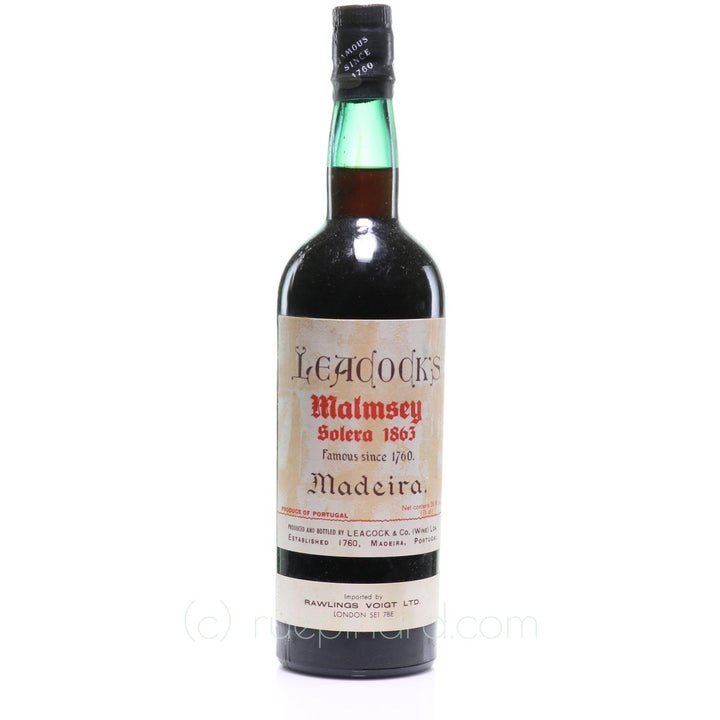 Madeira 1863 Leacock Malmsey Solera SKU 13416