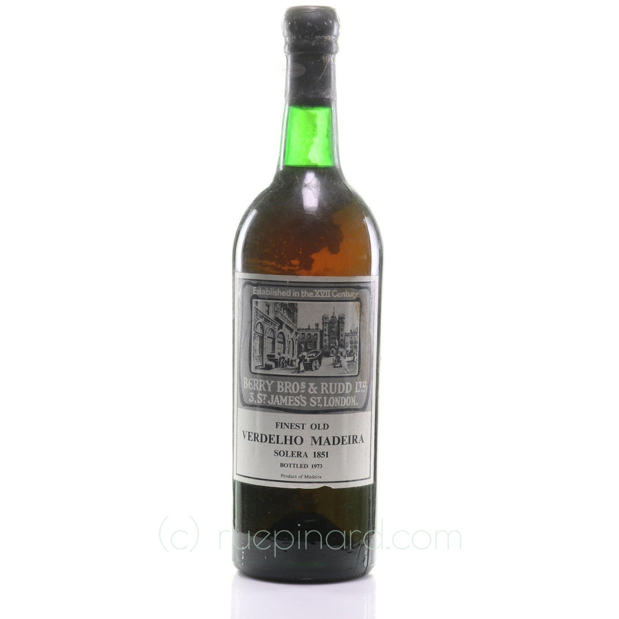 Madeira 1851 Berry Brothers Rudd Verdelho Solera SKU 13385