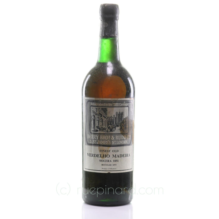 Madeira 1851 Berry Brothers Rudd Verdelho Solera SKU 13395