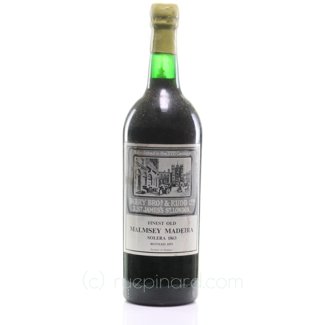 Madeira 1863 Malmsey Berry Brothers Rudd SKU 13381