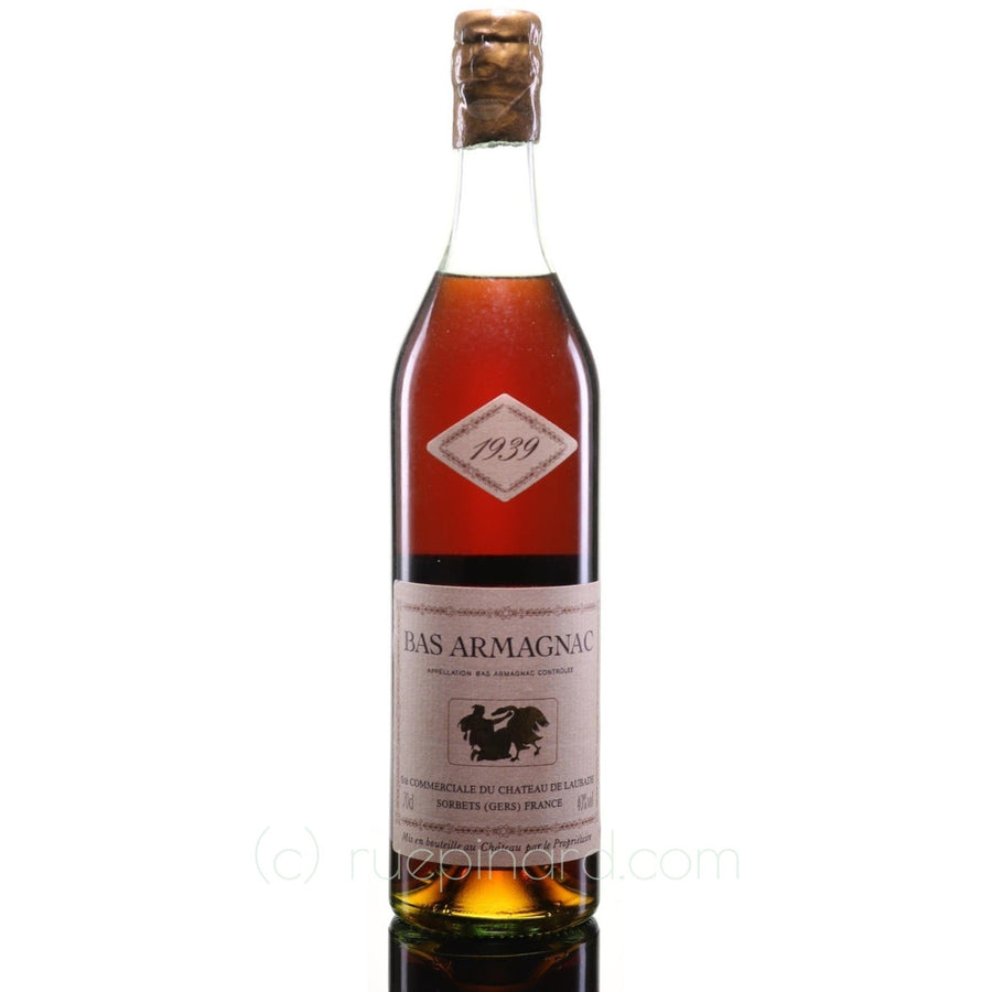 Armagnac 1939 teau Laubade SKU 13702