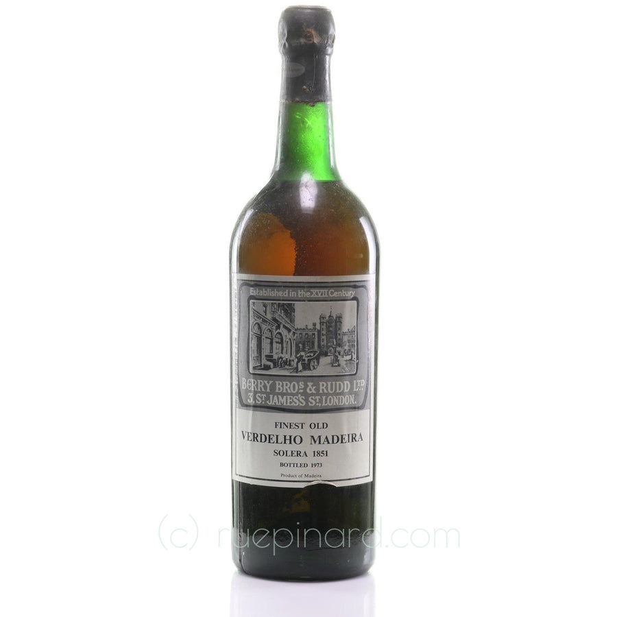 Madeira 1851 Berry Brothers Rudd Verdelho Solera SKU 13390