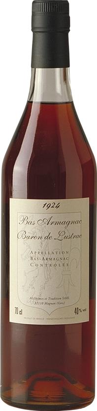 Baron de Lustrac Armagnac 1924 - Grand Bas-Armagnac