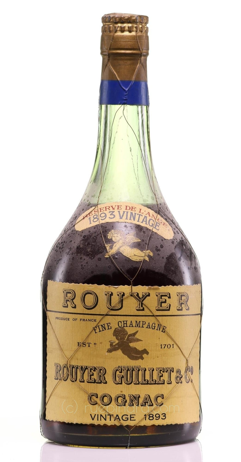 Rouyer Guillet & Co. 1893 Fine Champagne Réserve de l'Ange Cognac - Rue Pinard