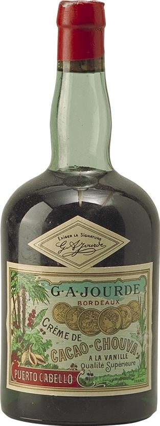 Jourde G.A. Extra Superieure Crème de Cacao Chouva 1920s (Puerto Cabello, Bordeaux) - Rue Pinard