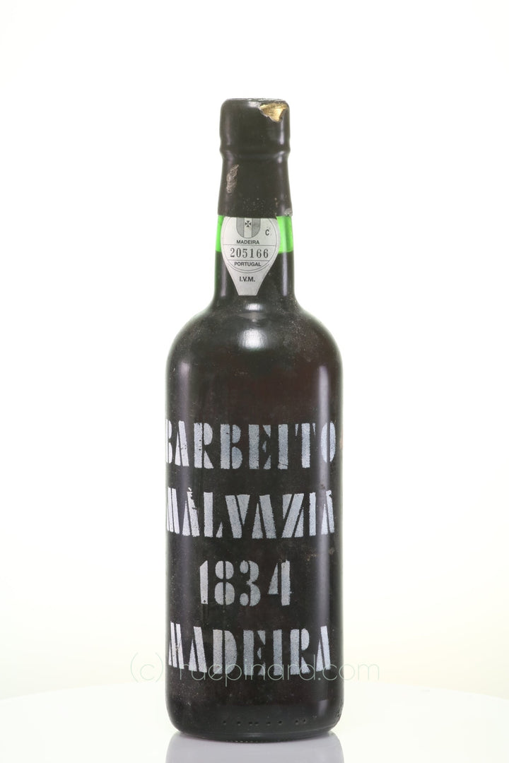 Barbeito Malvasia Madeira 1834 Vintage - Rue Pinard