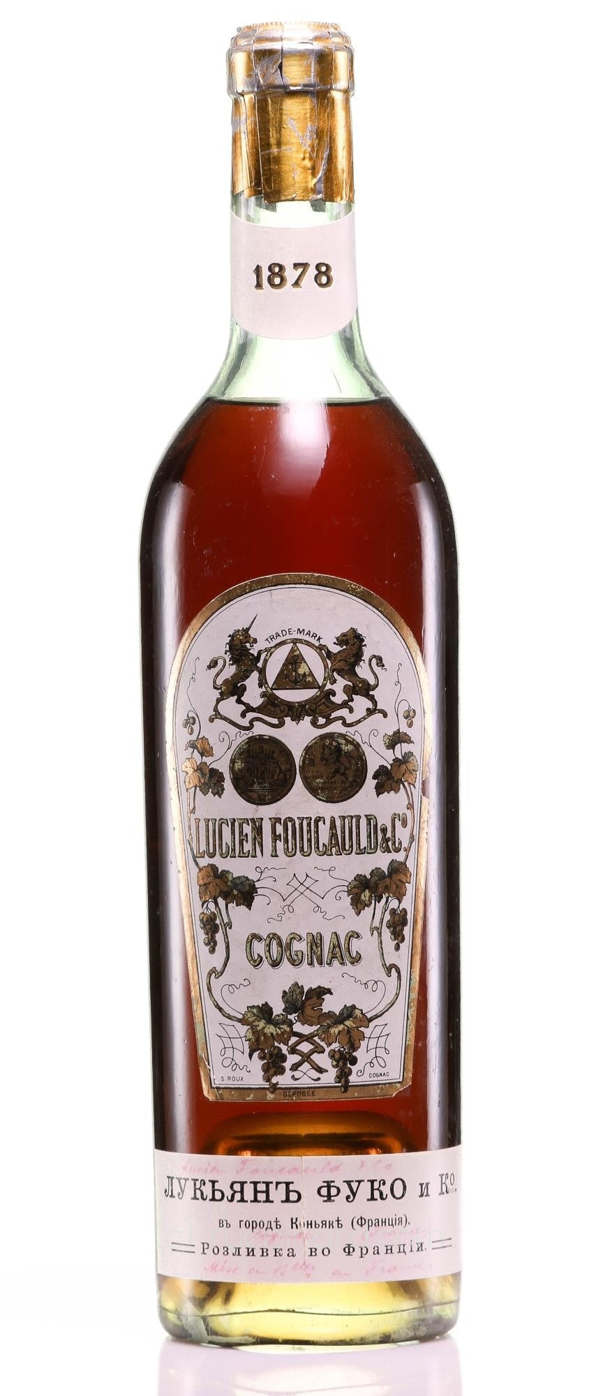 Lucien Foucauld & Co Cognac 1878 Vintage | Ugni Blanc Grapes - Rue Pinard