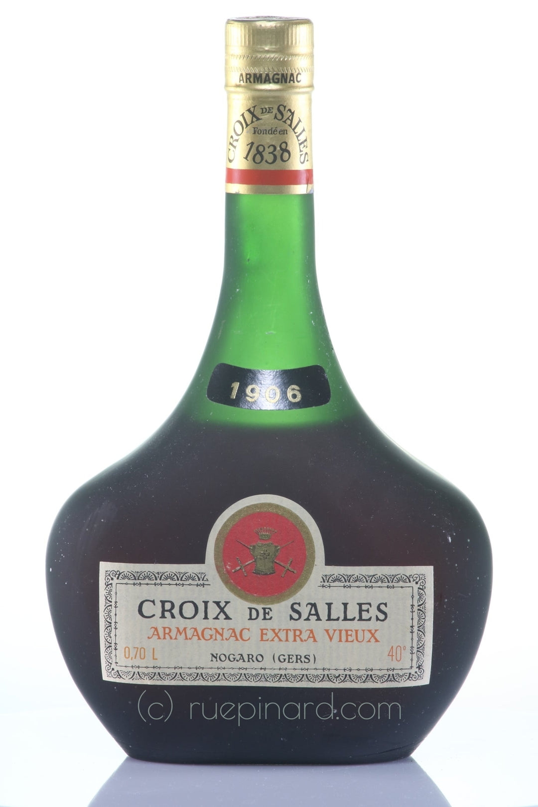 1906 Croix de Salles Armagnac Extra Vieux - Rue Pinard