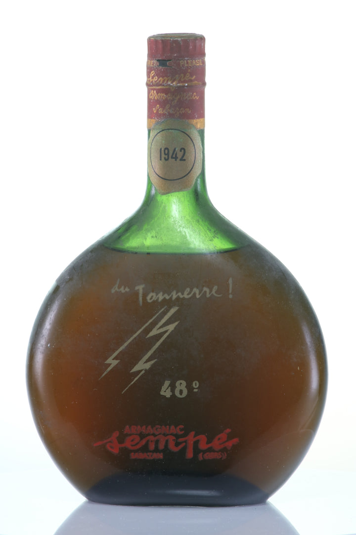 1942 Sempé Armagnac - Basquaise Stencilled Bottle