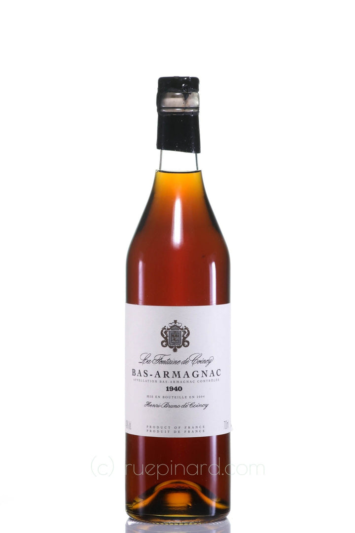 Coincy 1940 Armagnac (2004 Bottling) - Rue Pinard