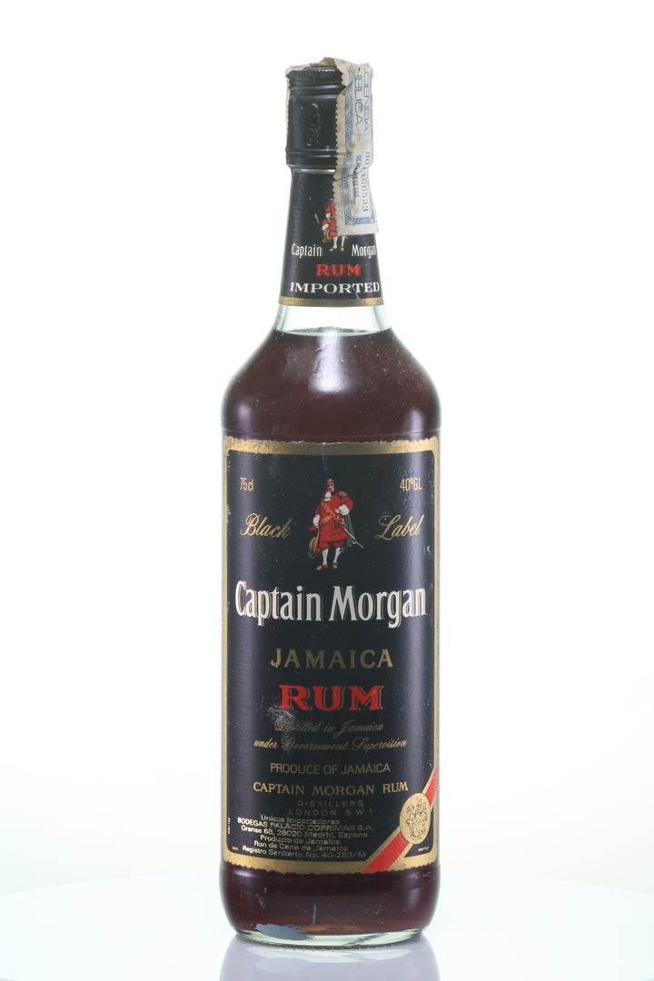 Captain Morgan Black Bottling Rum 1980 Jamaica