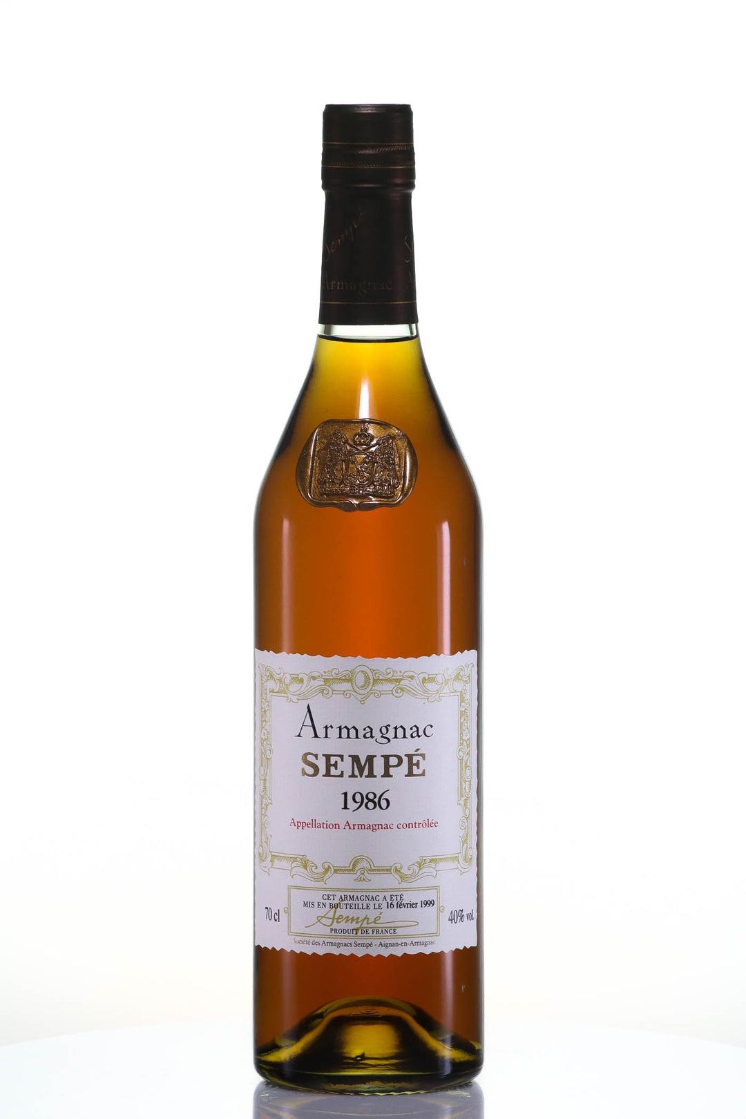 Sempé Bas Armagnac 1986 with Original Wooden Case