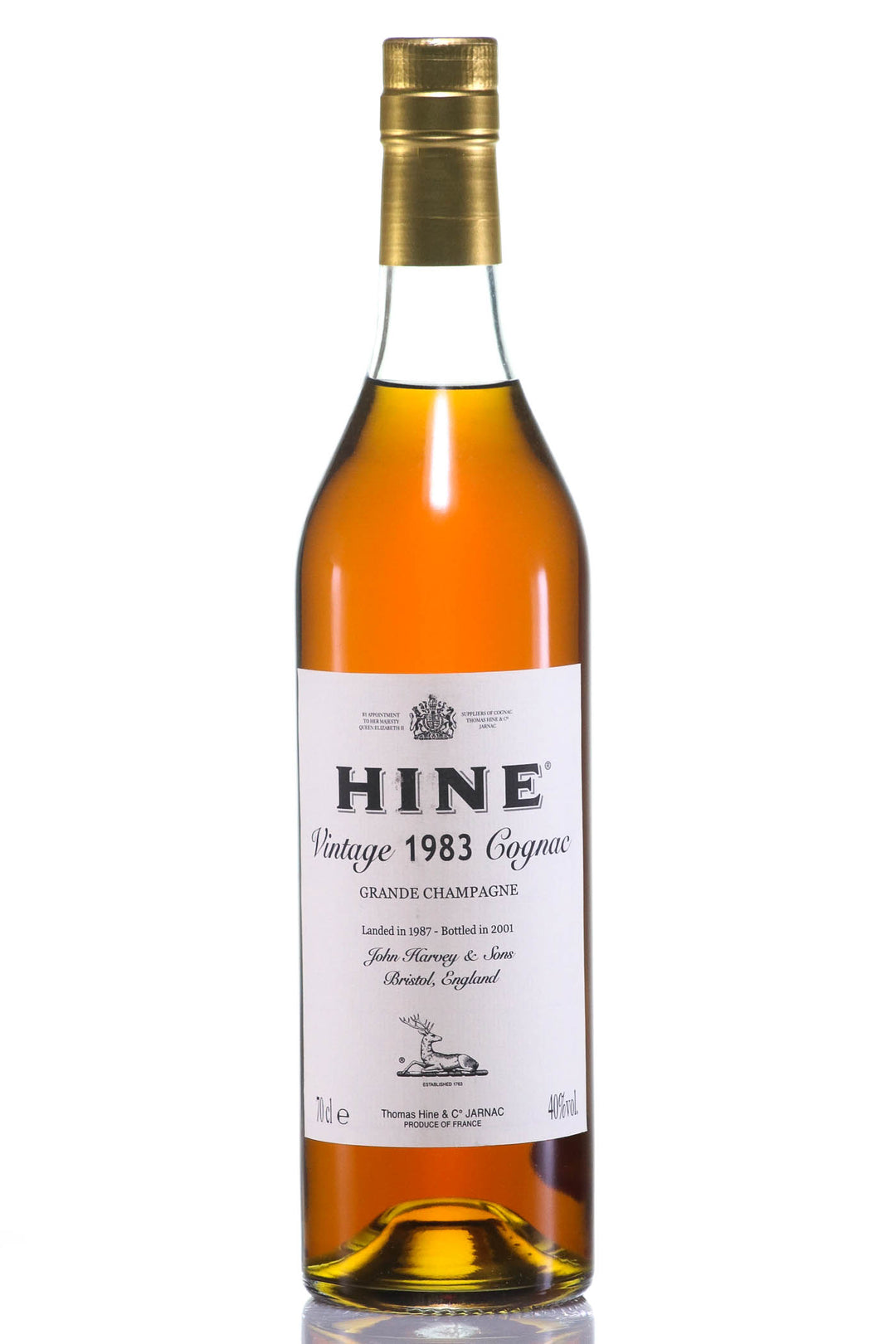 1983 Hine & Co T. Cognac Grande Champagne Vintage