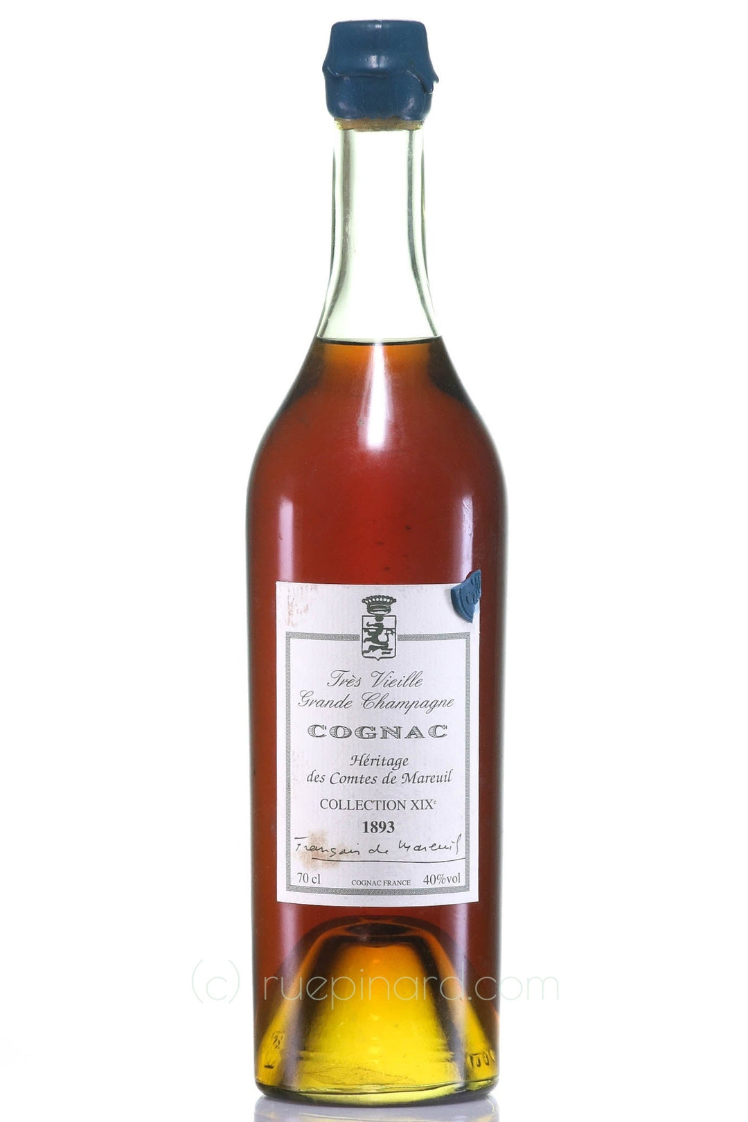 Comtes de Mareuil Collection XIXe Cognac 1893 Vintage - Rue Pinard