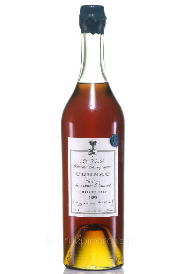 Comtes de Mareuil Collection XIXe Cognac 1893 Vintage - Rue Pinard