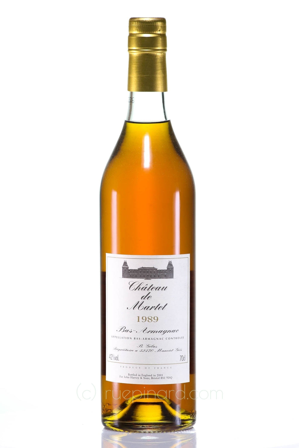 1989 Château de Martet Bas-Armagnac, Gelas Family - Rue Pinard