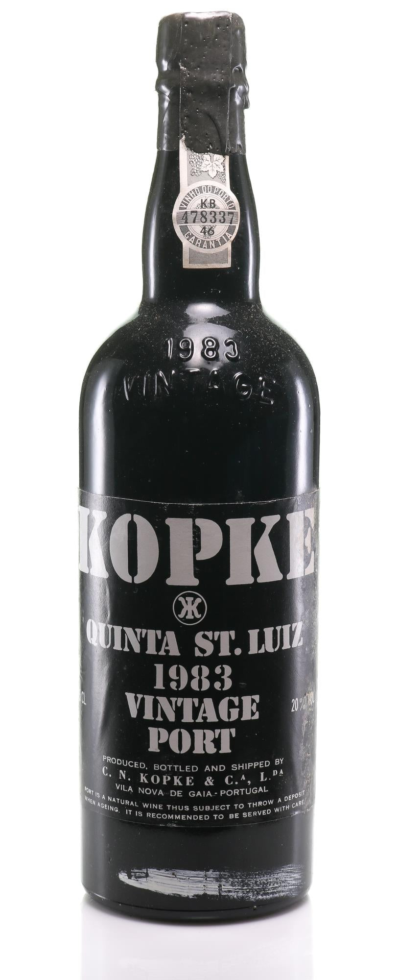 1983 Kopke Vintage Port, Quinta St. Luiz