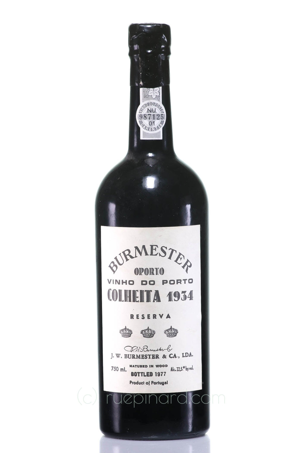 Burmester & Co J. W. Colheita Port 1977 Vintage Port - Rue Pinard