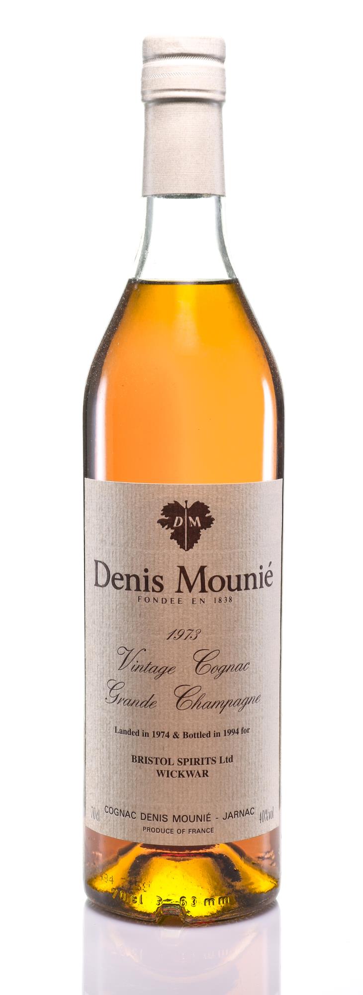 Denis-Mounié Grande Champagne Cognac 1973 - 1994 Bottling