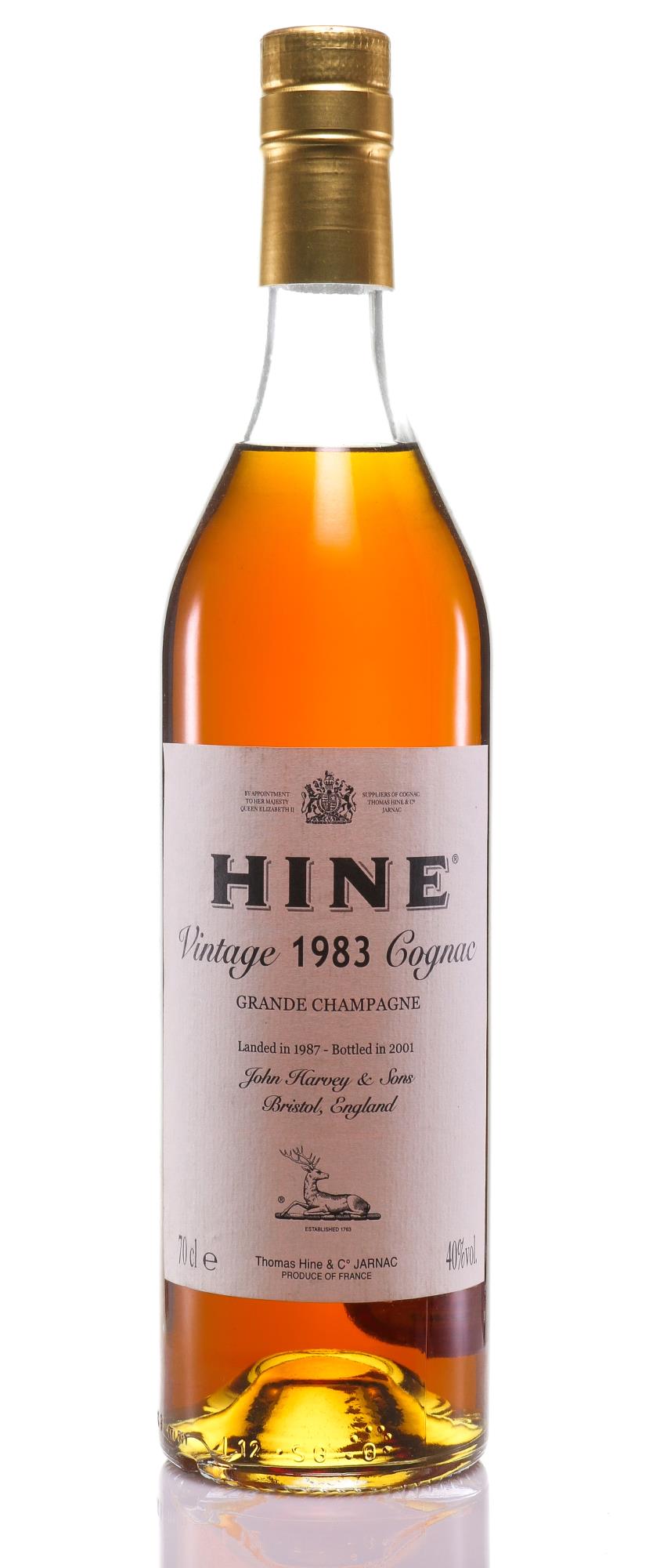 Hine 1987 Grande Champagne Cognac